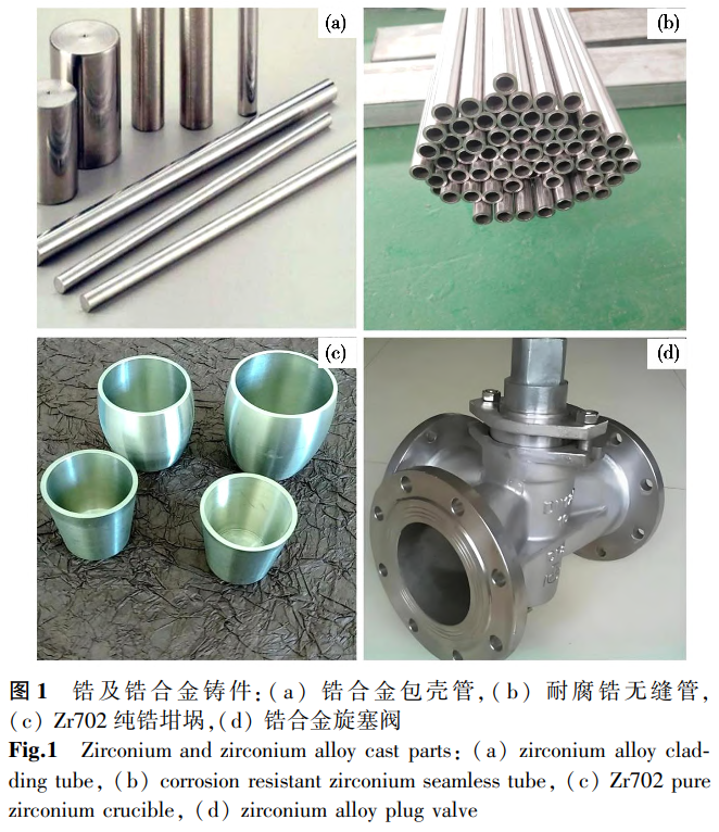 鋯棒鋯板鋯管等鋯及鋯合金鑄造工藝與成型技術研究進展 鋯棒鋯板鋯管等鋯及鋯合金鑄造工藝與成型技術研究進展